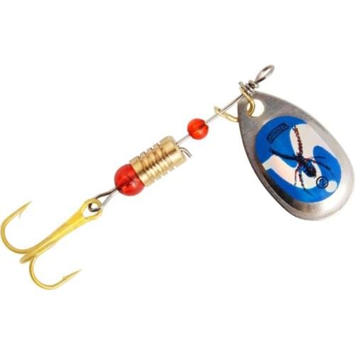 1Pcs Fishing Lures Metal Spinning VIB Sequins Hard Bait 55mm Artificial Bait Wobblers Carp Fishing Bait Pike Fishing Tackle Lure