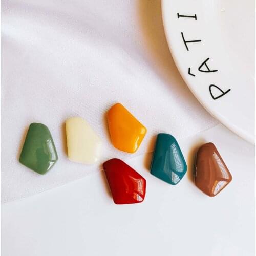 Acrylic Resin Irregular Plastic Beads Pendant Bracelet Earring Accessories Supplies for Jewelry Making Diy Handmade 10pcs