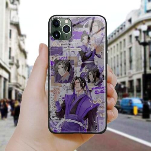 Mo dao zu shi anime manga art Soft Silicone Glass Phone Case Cover Shell For iPhone SE 6 6s 7 8 Plus X XR XS 11 12 Mini Pro Max