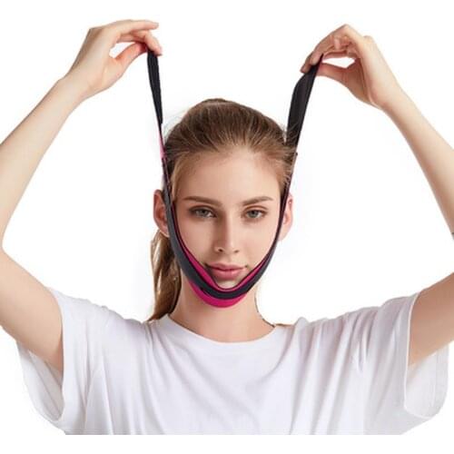 Elastic Face Slimming Bandage V Line Face Shaper Women Chin Cheek Lift Up Belt Facial Anti Wrinkle Strap Face Care Slim Tools