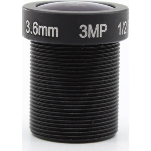 HD 3mp 3.6mm 128 Degrees Wide Angle CCTV IR Board Lens 3.0MP IP Lens M12 for Security IP camera