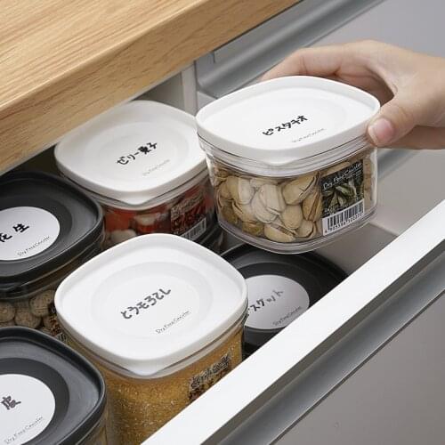 Storage Tank Food Container Covered Plastic Food Sealed Tank Kitchen Grain Organizer kitchen organizer and storage container