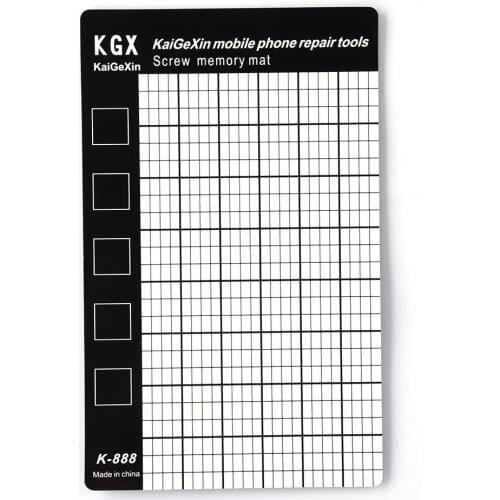 Magnetic Screw Memory Mat Mini Chart Work Pad For Mobile Phone Repair Tools Preventing Small Screw Getting Lose 5.7x3.5inch