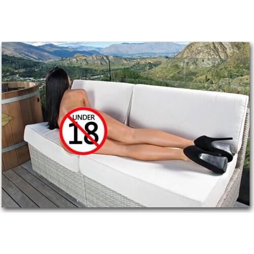 Fashion Poster and Print Sexy Girl Hot Body Wall Art Canvas Painting Modern Trendy Pictures for Living Room Home Decor