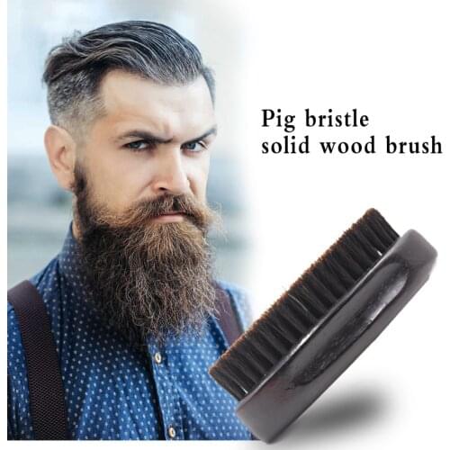 Mens Beard Brush Men Makeup Brushes Mustache Brushes Facial Hair Brush Male Face Message Shaving Brush Tool designer makeup