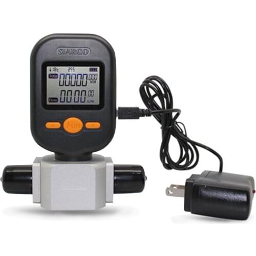 New Professional High Quality 200L/min Digital Gas Air Nitrogen Oxygen Flow Meter MF5712 High Accuracy Protable Gas Flow Meter