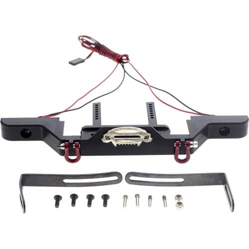 Adjustable Metal Front Bumper for 1/10 RC Crawler Traxxas TRX4 Defender Axial RC Crawler Car Metal Front / Rear Bumper