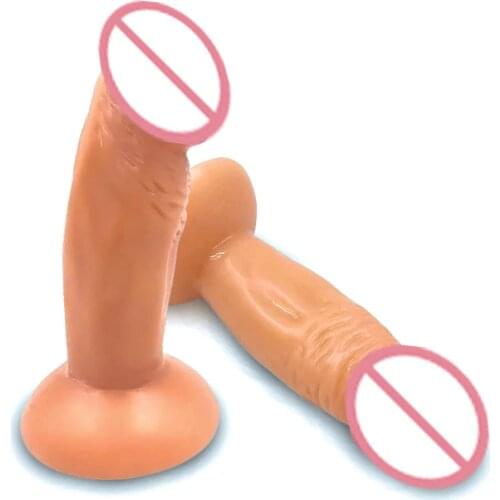 Sex Shop Hot Super Mini Dildos 11*3CM Simulate Massage G-Sprot Exciting With Suction Cup Sex Product For Women Adult Sex toys