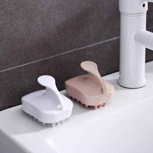 Silicone Head Body Scalp Massage Brush Silicone Shampoo Brush Hair Washing Comb Shower Brush Bath SPA Massage Brush