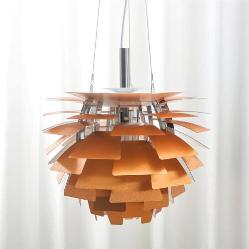 Modern Aluminum Pendant Light Pinecone Hanglamp Denmark Hanging Lamp for Living Room Office Suspension Luminaire Lamp Pendant