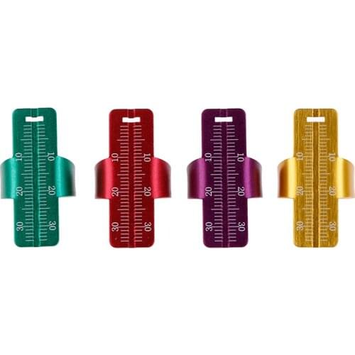 Teeth Whitening Stainless Steel Dental Finger Ruler Equipment Dentist Endodontic Span Measurement Scale Gauge Instrument Tool