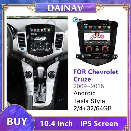 Vertical Touch Screen Car Multimedia Player GPS Navigation Head Unit For Chevrolet CRUZE 2009-2015 Car Stereo Radio
