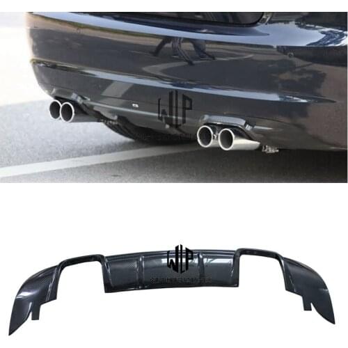 A3 High Quality Carbon Fiber Rear Lip Diffuser Car Styling For Audi A3 Back Bumper Car Body Kit 2009-2012