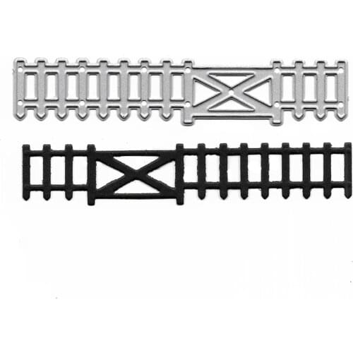 Fence Metal Cutting Dies Scrapbook Card Making Supplies Slimline Die Embossing Folder Clear Stamps Photo Album Stencils
