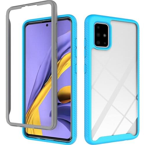 Armor Case For Samsung Galaxy A52 A72 A02S A30S A50 A51 A71 5G A21S A70 A20 A30 A02 A20E A12 A32 5G A22 Bumper Antifall Case