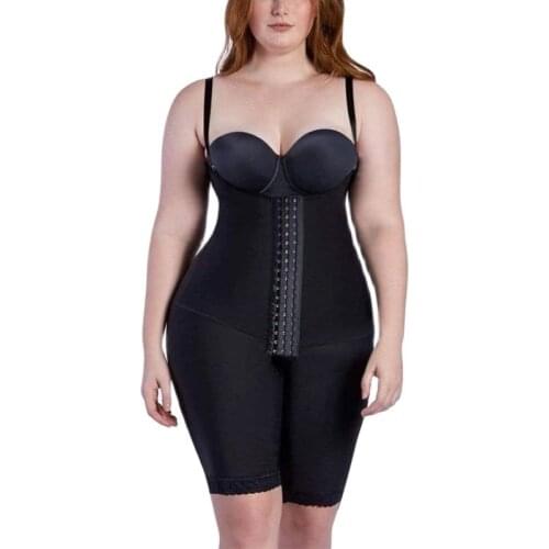 Female Lace Sexy Shapewear Post-Surgical Full Body Long Second Stage Body Shaper Abdomen Control Reductive Fajas