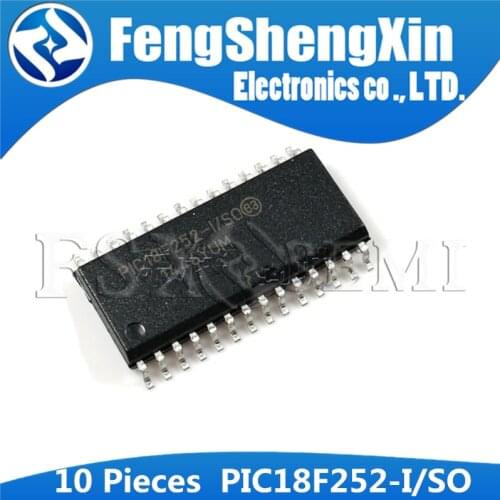 10PCS PIC18F252-I/SO PIC18F252 18F252 SOP FLASH Microcontrollers