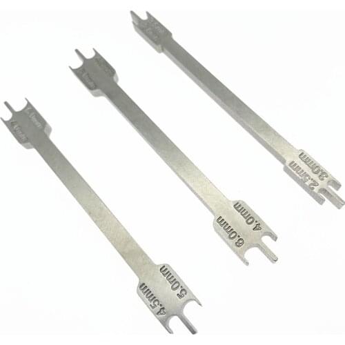 3pcs Dental Bracket Gauge Locator Stainless Steel Rod Bracket Positioner Orthodontic Materials