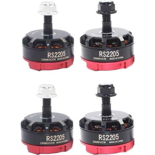 4pcs RS 2205 2300KV CW/CCW Brushless Motor for FPV Racing Quad Quadcopter Motor FPV Multicopte