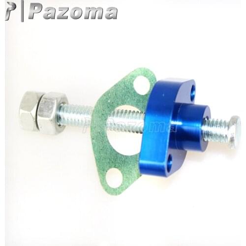 CRUT Blue Manual Cam Timing Chain Tensioner For Yamaha Street GTS1000 XJ 700 YZF 1000 SRX 250 XVS 950 V-Star XVS Bolt / Raven