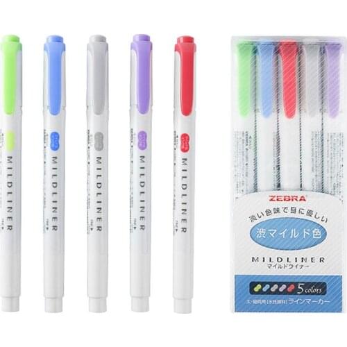 Double Headed Marker brush Pen for school Fluorescent Drawing Pens Stationery markers highlighters colores manga art set liner