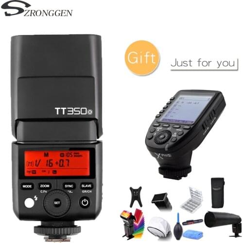 Godox Mini Speedlite TTL TT350O High Speed 1/8000s GN36+2.4G wireless Power Flash Trigger Xpro-O For Olympus/Panasonic+Free Gift