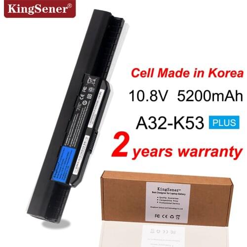 KingSener 5200mAh A32-K53 Laptop Battery for ASUS K43 K43E K43J K43S K43SV K53 K53E K53F K53J K53S K53SV A43 A53S A53SV A41-K53
