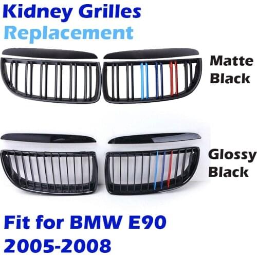 New Front Kidney Grille Bumper Racing Grill Fit For BMW 3-Series E90 2005-2008 ,Not M3,Car Accessories Replacement Part