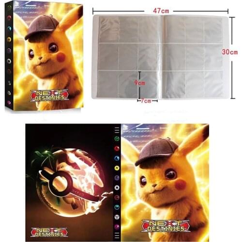NEW 14 Styles 432pcs Pokémon Characters Card Folder Collection Notebook Game Card Playing Album Pokemone Cards Holder GFor Toy