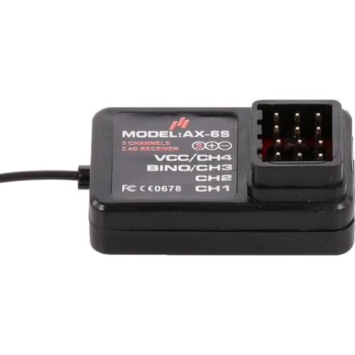 AUSTAR AX6S Receiver 4CH for RC Car Boat AUSTAR AX6S Transmitter