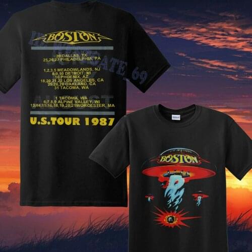 SALE VINTAGE BOSTON Rock Band Concert Tour Shirt 1987 T Shirt All Size