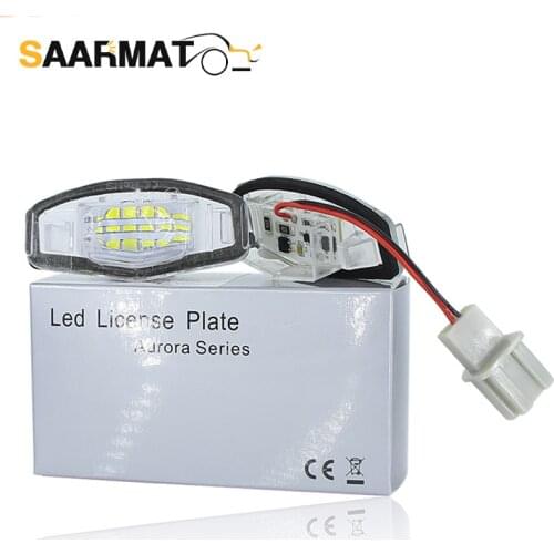 LED CANBUS Number License Plate Light For Honda Civic VII4 5D(01-05) VIII(06-) City 4D(03-09) Legend(99-04) For Accord 4D(03-08)