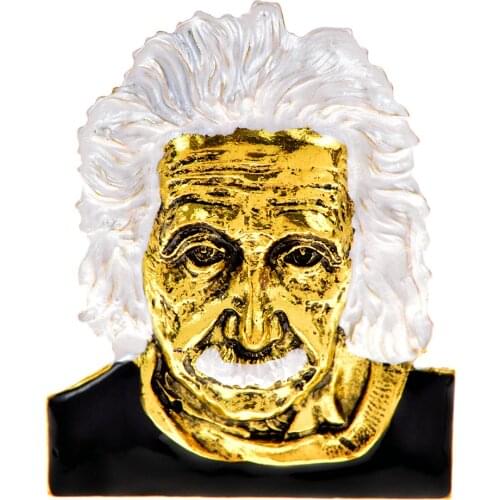 CINDY XIANG Vintage Enamel Old Man Brooch Pins Corsage Jewelry Brand Enamel Black Brooches for Men And Women Funny Accessories