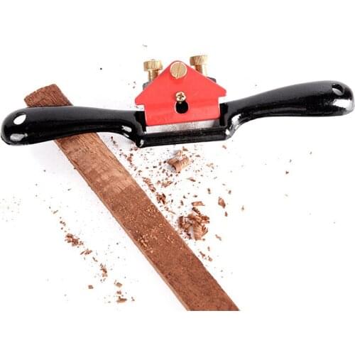 1pc 9 Inch Wood Hand Cutting Edge Chisel Tool With Screw Adjustable Wood Planer Cutting Machine Edge Spoke Shave