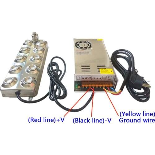 10 Head Humidifier For Fresh Vegetables Ultrasonic Mist Maker Fogger +Transformer 4.5kg/h Ultrasonic Nebulizer CL-10D48-2