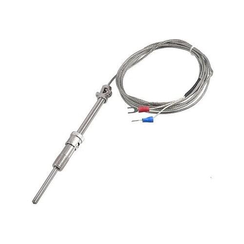2.8M Cable Fork Terminal Compression Spring Thermocouple K Type Temperature 800C