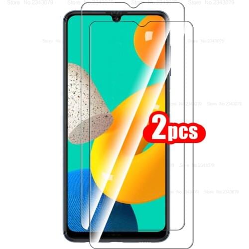 2pcs tempered glass for samsung galaxy m 32 screen protector for samsung m32 m 32 32m samsun sumsung samsungm32 protective film