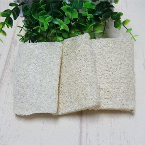 2018 free shipping 100pcs/lot 4inch Natural Loofah Luffa Loofa Bath shower Sponge