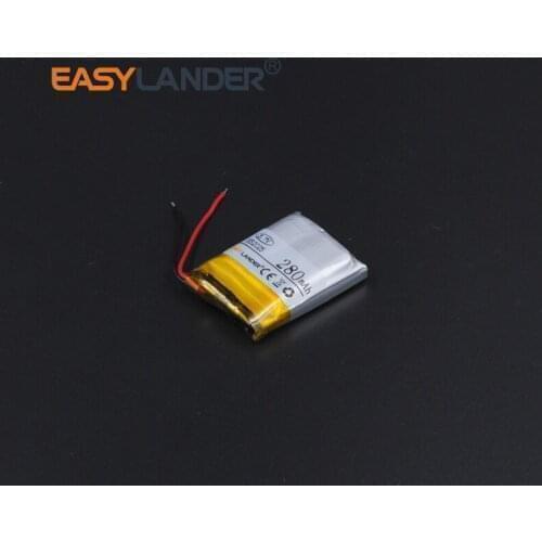 5.5x20x25mm 3.7V 280mAh Rechargeable li Polymer Li-ion Battery For bluetooth headset Bracelet Wrist Watch pen GPS Mp4 MP3 552025