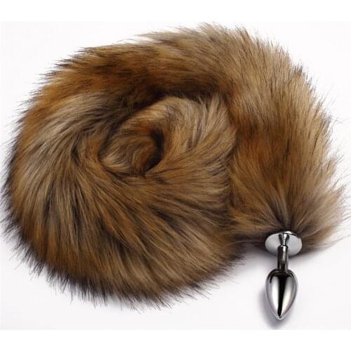 78cm Dog Tail Anal Plug Toys Super Long Animal Tail Butt Plug Cosplay Role Sex Toys For Man SM Anus Expander Fetish Ana Gay Toys