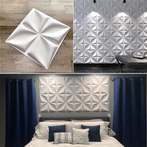 30x30cm 3D three-dimensional wall sticker decorative living room wallpaper mural waterproof 3D wall panel mold bathroom kitchen