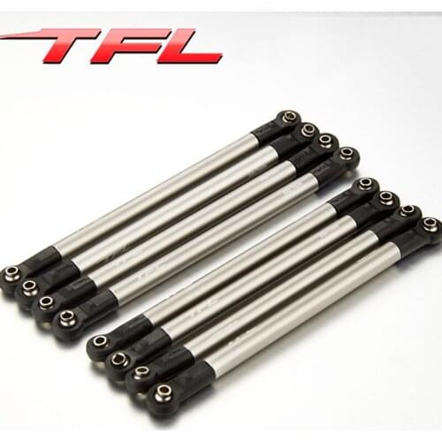 FL 1/10 RC Car accessories AXIAL SCX10 Rock Crawler 305mm Wheelbase Linkage Rod Set Parts TH01879-SMT6