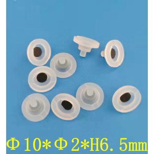 DGQSDZ Φ10*Φ2*H6.5mm silicone conductive single keypads silicone rubber buttons keypads 1000pcs=1 bag price USD40