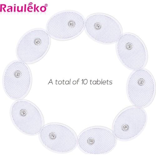 10PCS Electrode Self Adhesive Gel Pads For Tens Acupuncture Therapy Body Massager Electrical Muscle Stimulator Massage Patch
