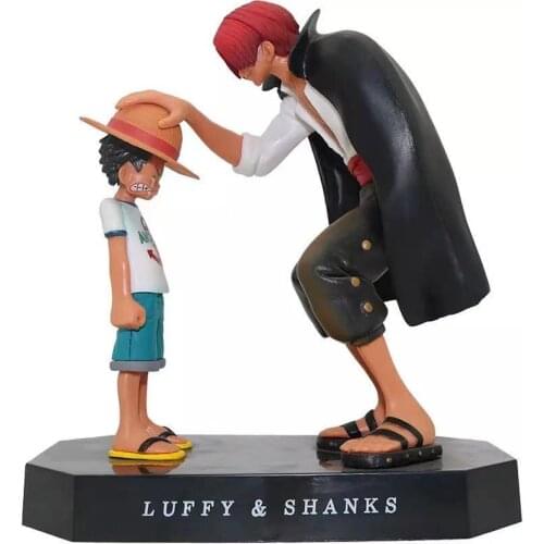 17cm One Piece Anime Figure Four Emperors Shanks Straw Hat Luffy Action Figure One Piece Sabo Ace Sanji Roronoa Zoro Figurine