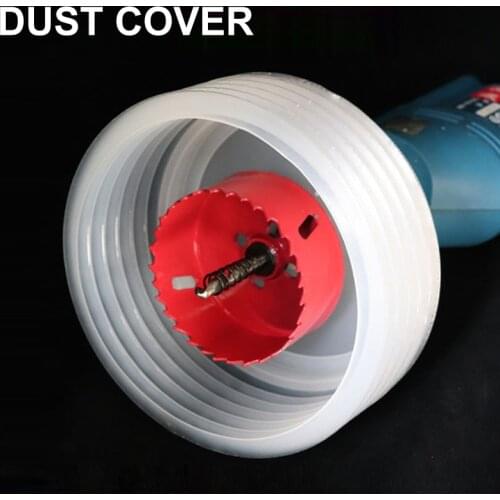 Electric Hammer Drill Dust Collector Perforator Horseshoe Speaker Opener Dust Cover Metal Drill Bit Saw Attachment Accessories