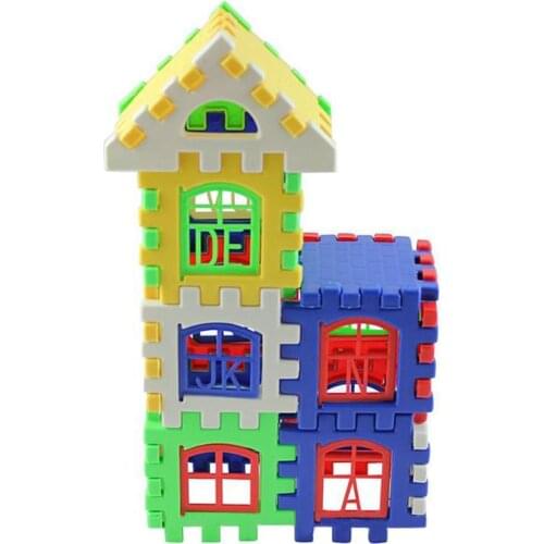 24Pcs/Set Baby Kids House Building Blocks Construction Toys For Children Educational Learning Construction Developmental Toy Set