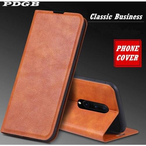 PDGB Wallet Leather Case for OPPO Realme 5 Pro Q Case OPPO A11X Reno 2 Z Reno2 Magnet Book Flip Case Soft Cover