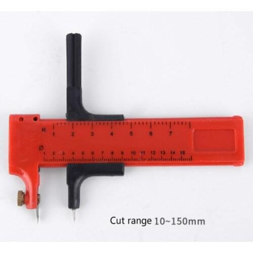 Circular Ruler DIY Tool Building Model Material Cutting Covering Paper Rubber Plate Cutting Round Knife Drawing Round Knife