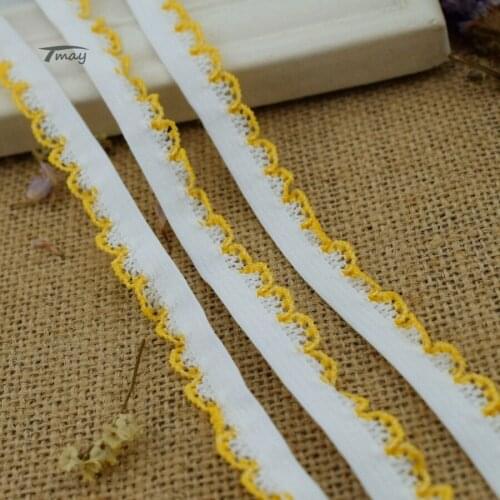 #1478 Patchwork Elastics Band Elastic bands for Underwear Pant Bra Tutu Lace Stretch edge rubber Strap Ribbon Kids Headbands DIY